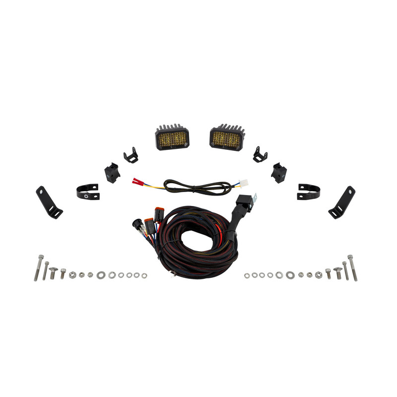  Diode Dynamics - Stage Series 1 Inch Roll Bar Chase Light Kit, SSC2 Sport Yellow (pair)